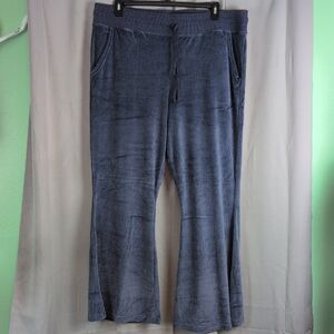 Aerie Blue Velour Pants